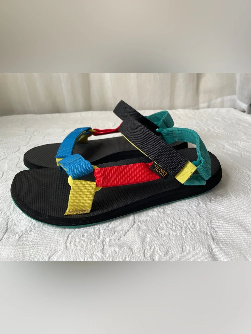 Teva original, universal Multicolor Strap Sandals - Black Red Blue Yellow Teal